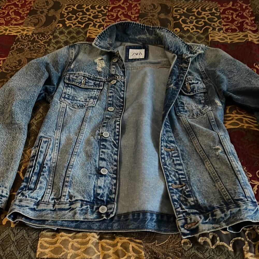 zara jean jacket RARE